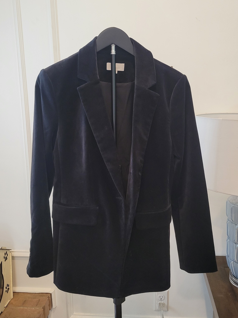 Black Velvet Women’s Blazer Jacket